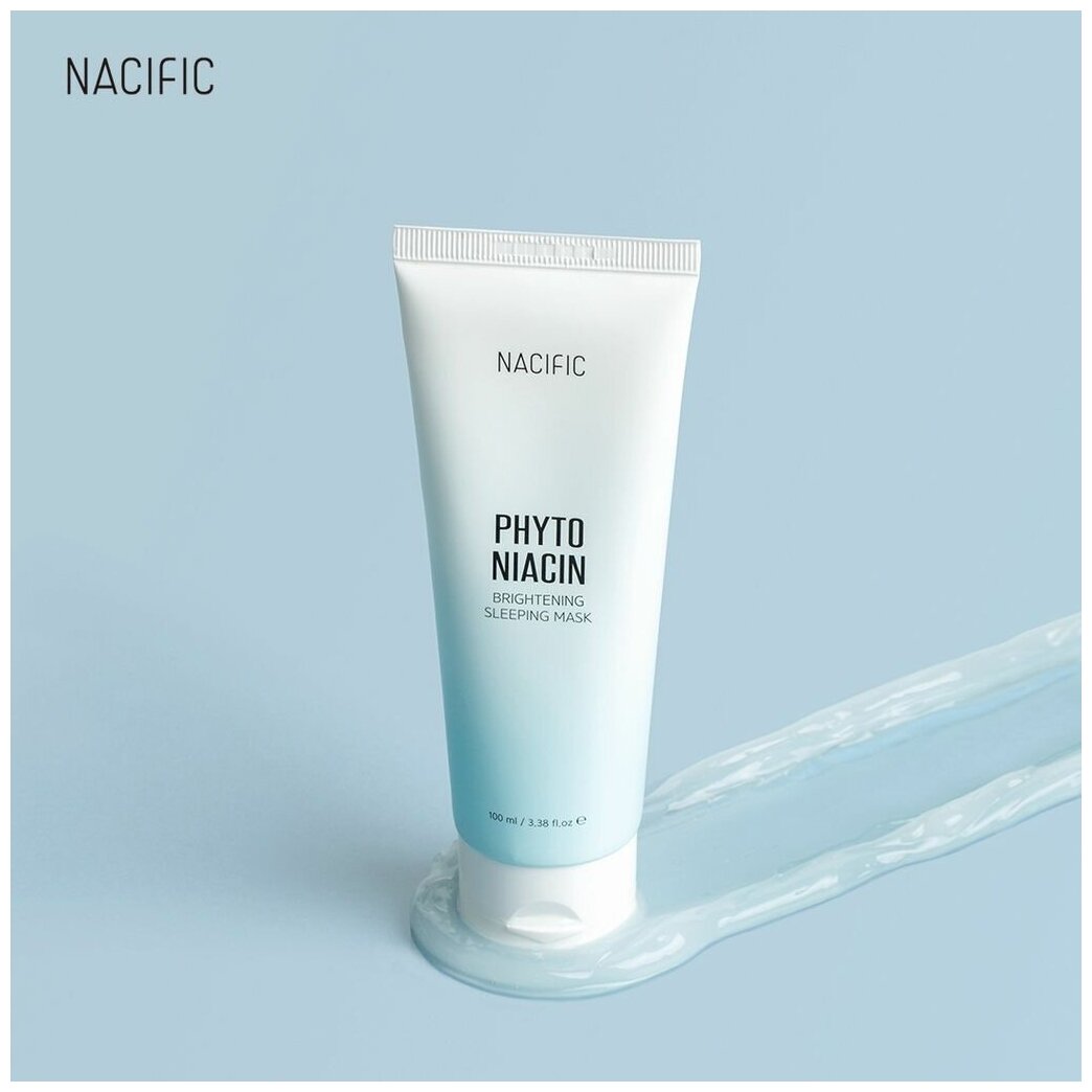 Nacific Phyto Niacin Brightening Sleeping Mask Осветляющая ночная маски с ниацином, 100мл.