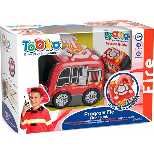 Машинка Tooko Пожарная, программируемая, 81470