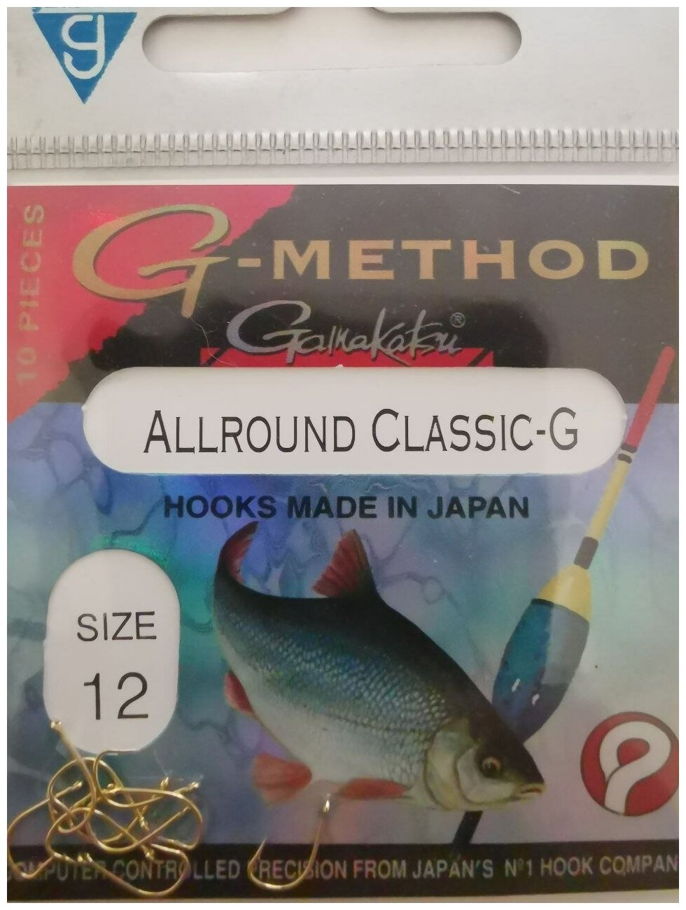 Крючок Gamakatsu Hook Allround Classic-G №12