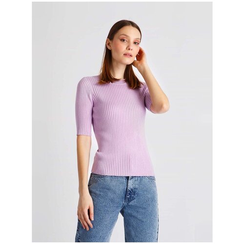 Джемпер Baon, размер S, фиолетовый футболка baon хлопок однотонная размер s фиолетовый
