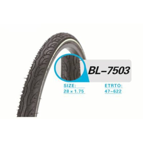 фото Покрышка trix 28"х 1,75 (47-622) txbl-7503, полуслик, черная