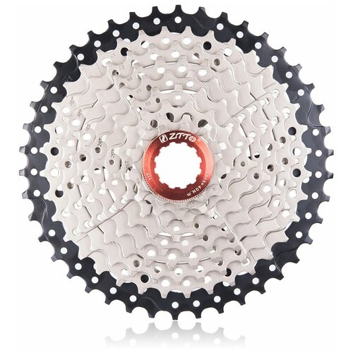 Кассета ZTTO 9 скоростей 11-42T, серебристая/черная