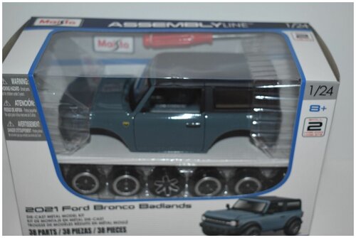 Машинка сборная металлическая Maisto KIT 1:24 2021 Ford Bronco Badlands 39535