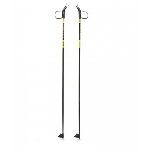 Лыжные палки VUOKATTI Black/Yellow 100% стекловолокно 120 см