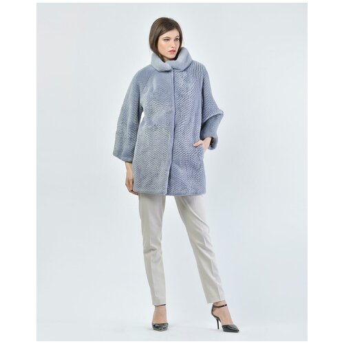 фото Полупальто из меха бобра с отделкой из меха норки, symetrie, s французский symetrie paris