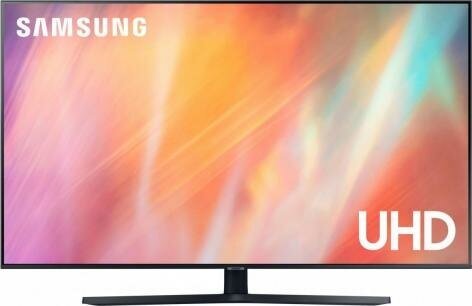 55" Телевизор Samsung UE55AU7500U 2021 LED, HDR RU, titan gray