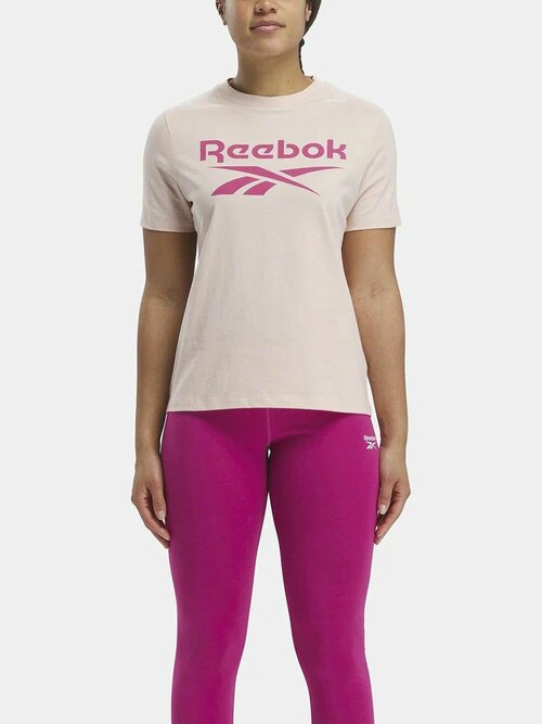 Футболка Reebok REEBOK ID T-SHIRT, размер XS, розовый