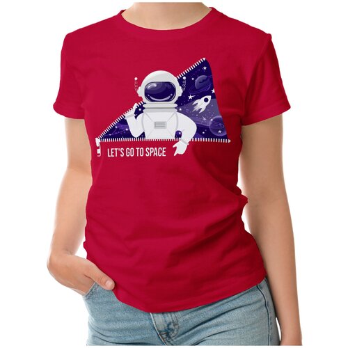 фото Футболка roly, размер s, красный