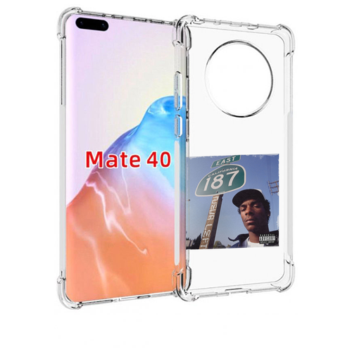 Чехол MyPads Snoop Dogg NEVA LEFT для Huawei Mate 40 / Mate 40E задняя-панель-накладка-бампер чехол mypads snoop dogg neva left для itel a48 задняя панель накладка бампер