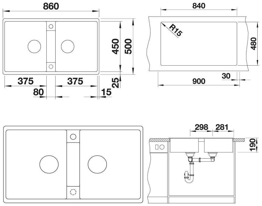 Кухонная мойка Blanco - фото №12