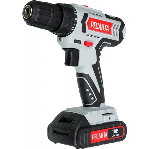 Дрель-шуруповерт аккумуляторная РЕСАНТА ДА-18-2ЛК 75145 696000₽