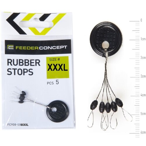 Стопоры резиновые Feeder Concept RUBBER STOPS р.006XXXL 5шт. стопоры резиновые feeder concept rubber stops размер 001s 5шт