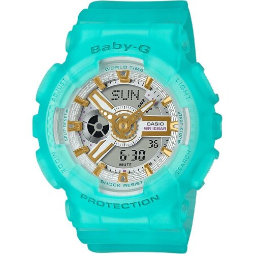 Наручные часы CASIO Baby-G BA-110SC-2A, бирюзовый