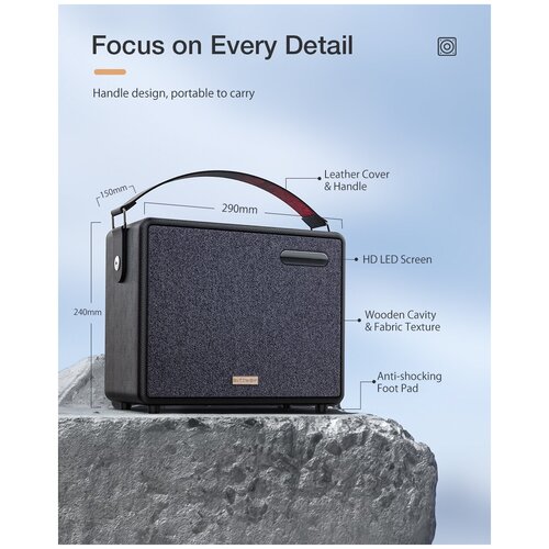 Портативный динамик BlitzWolf BW-WOO3 Outdoor Speaker Black 1699000₽