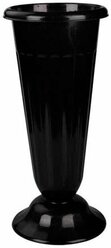 Ваза для цветов под срезку (D210мм,выс440мм)(чёрный)