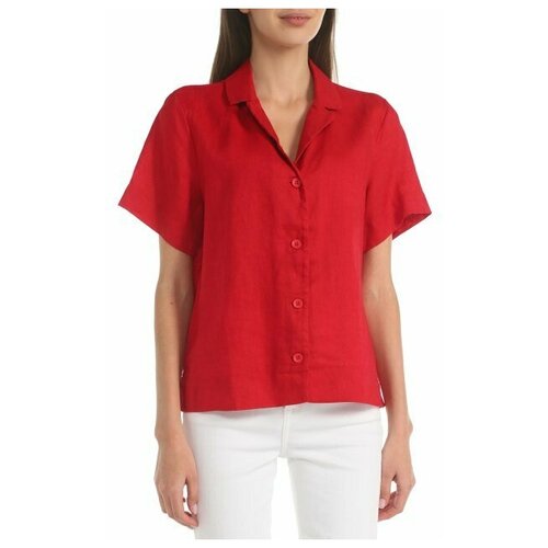 Рубашка Maison David, размер XS, темно-красный рубашка maison david размер xs темно голубой