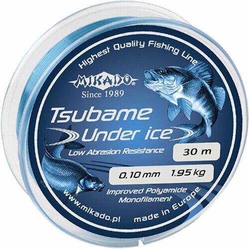 mikado монолеска tsubame under ice 30м 0 14 2 95кг Леска Mikado Tsubame Under Ice 0.08 30м