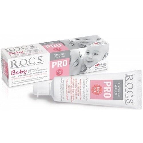 Купить Зубная паста R.O.C.S. Pro Baby, Минеральная защита и нежный уход, 45 гр (03-08-004)