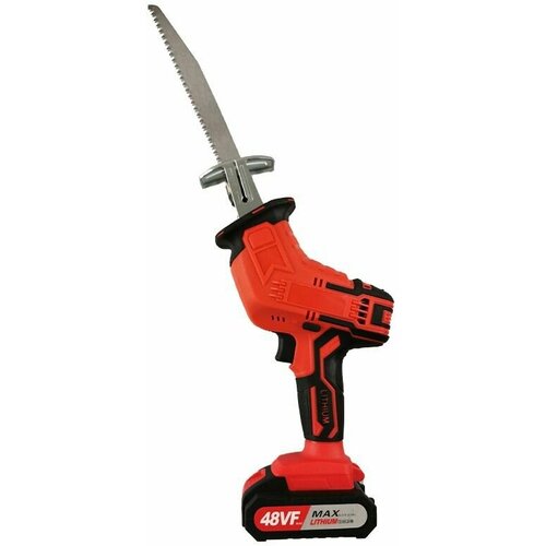 Аккумуляторная сабельная пила 48Vf 5 лезвий 2 АКБ кейс в комплекте беспроводная автономная для сада для ремонта по металлу по дереву 615000₽