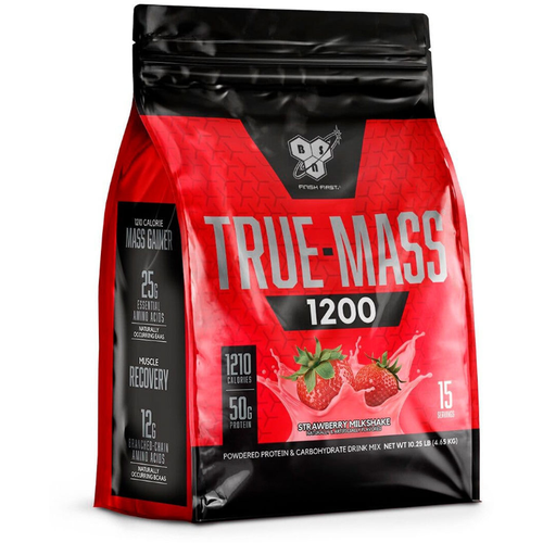 фото Гейнер bsn true-mass 1200 (4710 г.) клубничный молочный коктейль