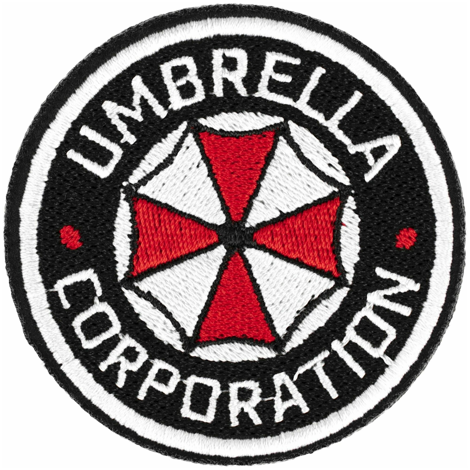 Нашивка шеврон патч (patch) Обитель зла Umbrella corporation D62 размер 65*65 см 1 шт.