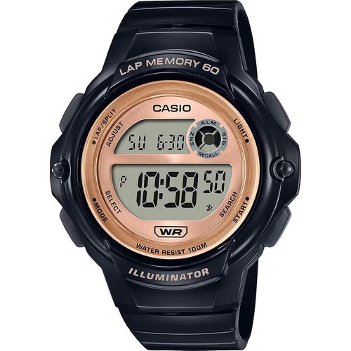 Наручные часы CASIO LWS-1200H-1A, черный, серебряный