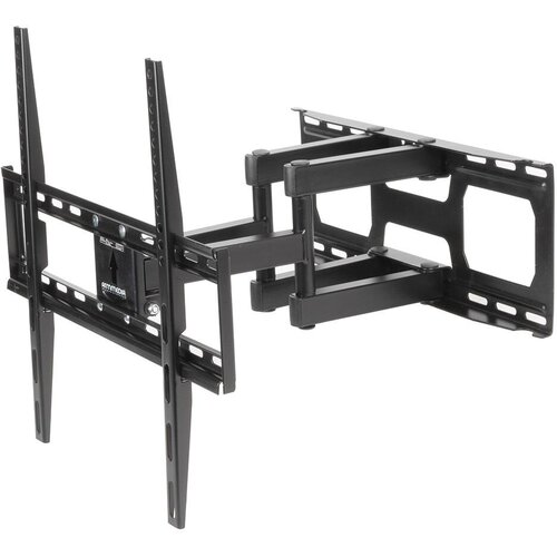 Кронштейн для телевизора Kromax COBRA-51 черный 32-60 макс.30кг настенный поворотно-выдвижной и наклонный кронштейн для телевизора kromax ideal 6 чёрный