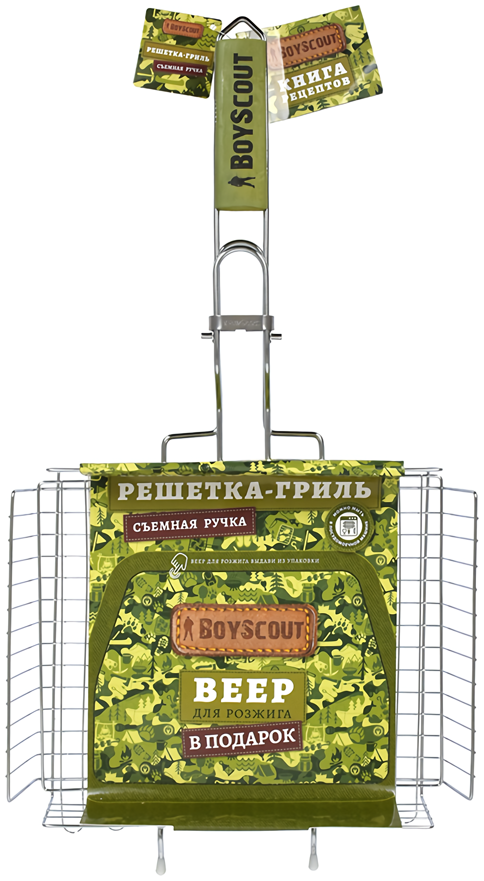 Решетка BOYSCOUT 61532 63 х 30 универсальная