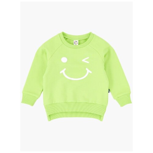 фото Толстовка для мальчиков mini maxi, модель 1000, цвет салатовый, размер 80