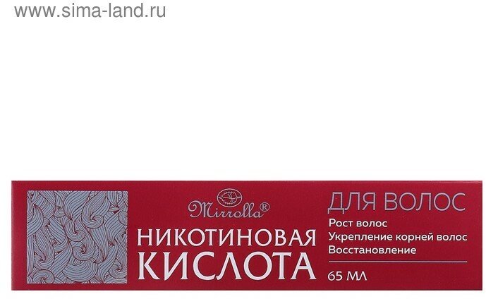 Кислота Mirrolla (Мирролла) никотиновая для волос 65 мл ООО Мирролла Лаб RU - фото №19
