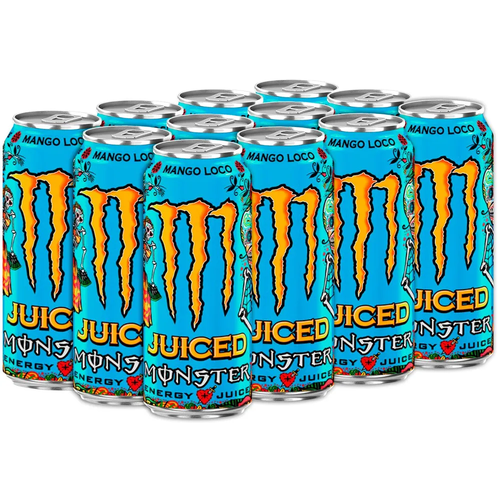 Энергетический напиток Black Monster Energy Mango Loco 0.5 л ж/б упаковка 12 штук (Ирландия)