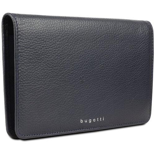фото Кошелек bugatti, фактура зернистая, синий