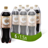 Напиток "Кул Кола Ванилла" ("Cool Cola Vanilla") безалкогольный сильногазированный, ПЭТ 1.5 (упаковка 6шт)