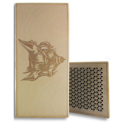 фото Доска садху с динамическими гвоздями, кот - 153 шаг 10мм светлая goodwood