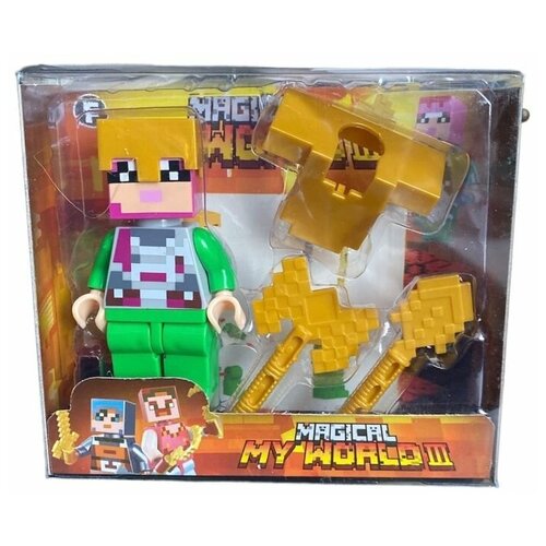Фигурка Майнкрафт/8см/3 аксессуара