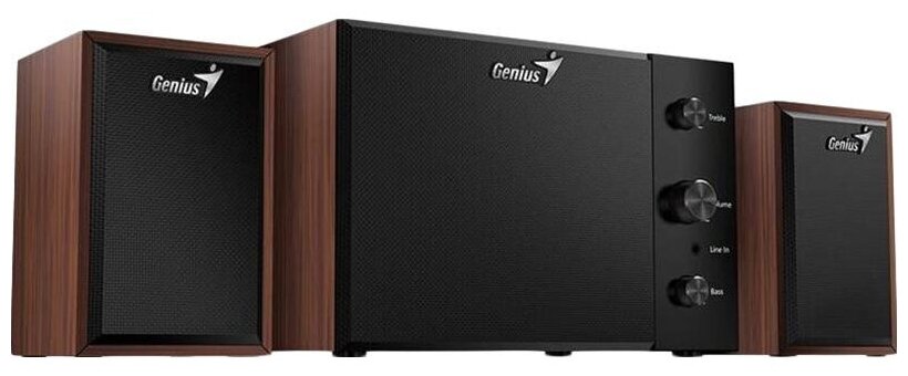 Акустическая система компьютерные Genius, SW-2.1 350, Wood