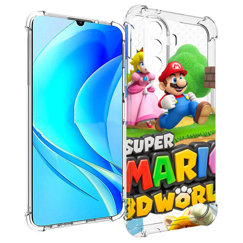 Чехол MyPads Super Mario 3D World для Huawei Nova Y70 / Nova Y70 Plus (MGA-LX9N) / Huawei Enjoy 50 задняя-панель-накладка-бампер