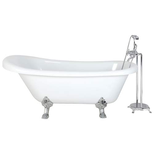Комплект отдельностоящая акриловая ванна Cerutti SPA CLASSIC 170 с напольным смесителем BOCH MANN VICO BM7773