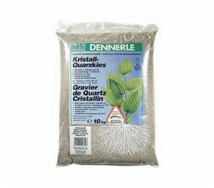 Грунт Dennerle Kristall-Quarzkies, 10 кг природный белый - фотография № 3