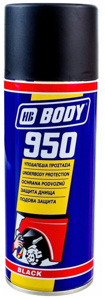 Антигравий 950, черный 400мл аэрозоль BODY 5100200000 - фотография № 14