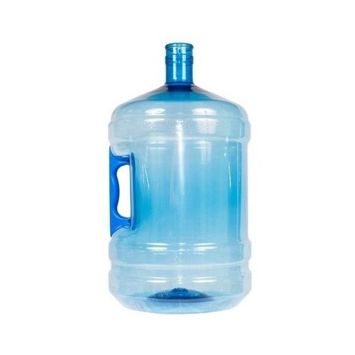 Многооборотная ПЭТ бутыль 19 литров c ручкой и крышкой для воды