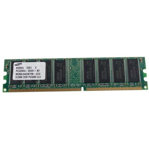 Оперативная память Samsung DDR 400 МГц DIMM M368L6423ETM-CCC оперативная память samsung ddr 400 мгц dimm m368l3223etm cb3