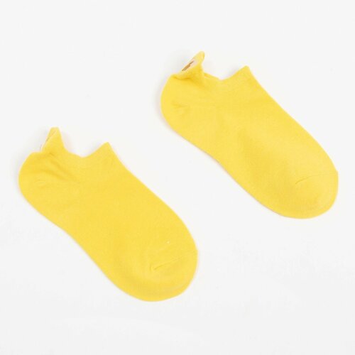 Носки Minaku, размер 23/25, желтый женские носки средние размер 23 25 желтый