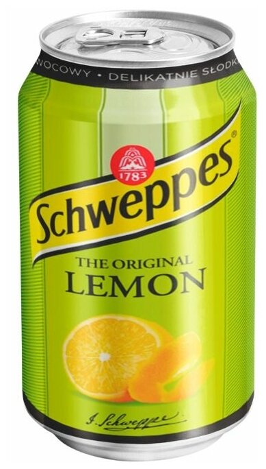 Газированный напиток Schweppes The Original Lemon со вкусом лимона (Польша), 330 мл (6 шт) - фотография № 3