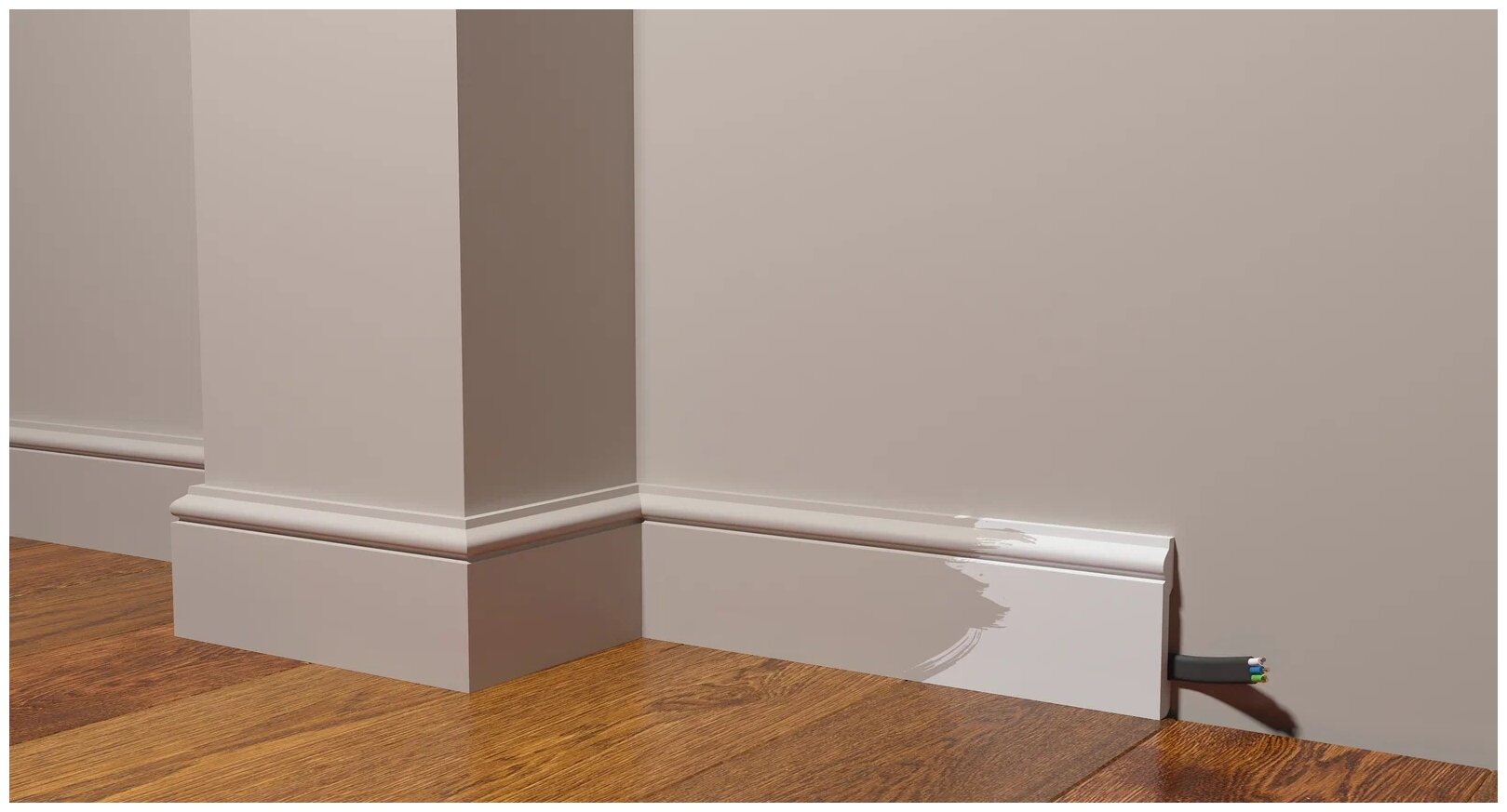 плинтус decor-dizayn 79*13*2000мм dd005/36 - фото №3