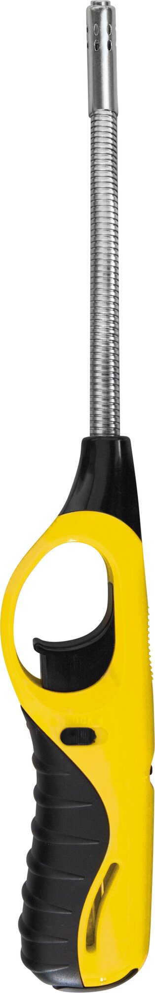 Зажигалка газовая BBQ ECOS 88С-Y защита от ветра желт/черн