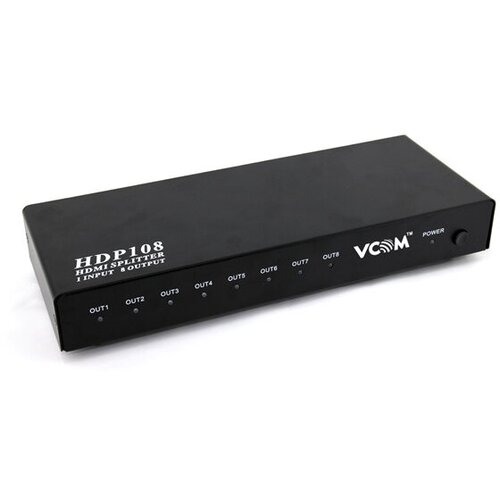 Разветвитель HDMI 1 - 8 VCOM (vds8048d dd418a) разветвитель hdmi 1