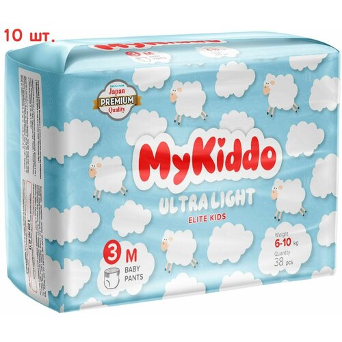 фото Подгузники-трусики elite kids ультратонкие m 6-10кг 38шт (10 шт.) нет бренда