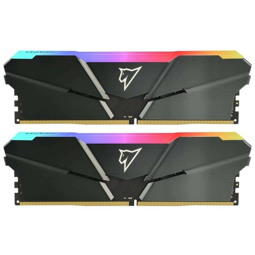 Оперативная память 16Gb DDR4 2666MHz Netac Shadow (2x8Gb KIT) (NTSRD4P26DP-16E) оперативная память shanlico 16gb 2x8gb ddr4 2666mhz