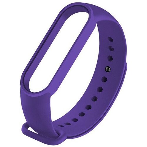 Xiaomi Силиконовый ремешок Xiaomi Silicone Band Purple для Xiaomi Mi Band 5 фиолетовый